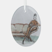 ソファ… ガラスオーナメント (正面左)