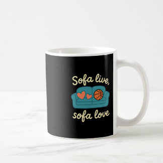 ソファ ラブソファ スケッチ くつろぎ コーヒーテーブル ユーモア グラフィック コーヒーマグカップ