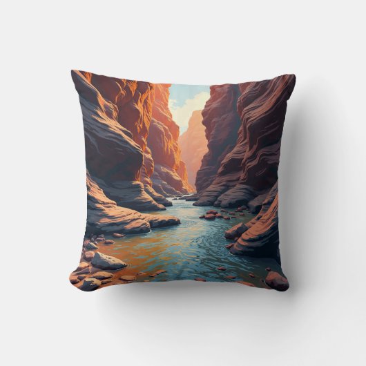 ソファ・リビング・キャニオン用角枕カバー クッション (正面)