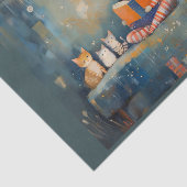 ソファ、猫と本：他に何か？- 薄葉紙 (詳細)