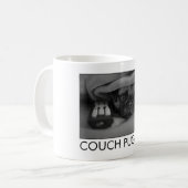 ソファPUGTATOのポテトのパグのコーヒー・マグ コーヒーマグカップ (正面左)