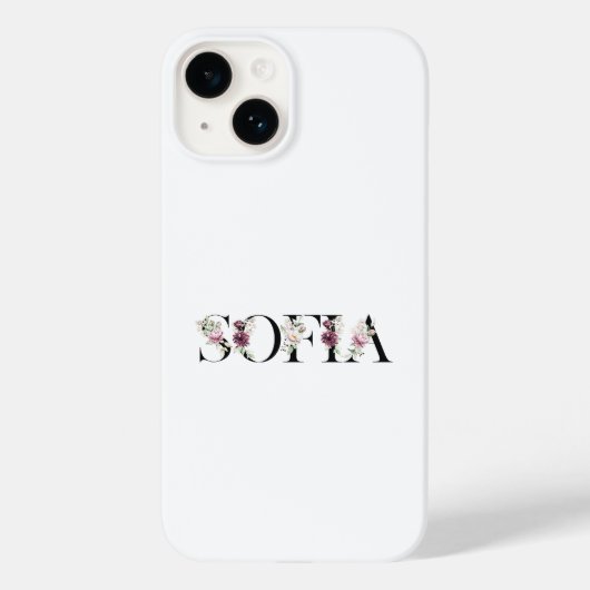 ソフィアと呼ぶ。 Case-Mate iPhoneケース (裏面)