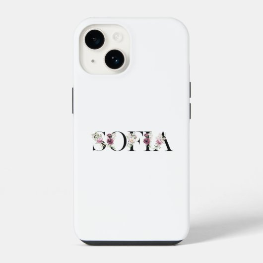 ソフィアと呼ぶ。 iPhoneケース (裏面)