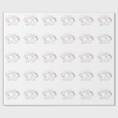 ソフィアの引用文-金女の子 ラッピングペーパー (フラット)