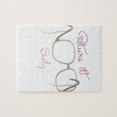 ソフィアの引用文-金女の子- B ジグソーパズル (横)