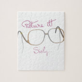 ソフィアの引用文-金女の子- B ジグソーパズル (縦)