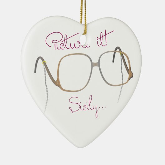 ソフィアの引用文-金女の子- B セラミックオーナメント (右)