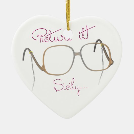 ソフィアの引用文-金女の子- B セラミックオーナメント (正面)