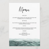 ソフィアトロピカルビーチパーム結婚ツリーズディナーメンズ メニュー (正面)