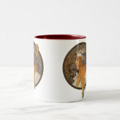 ソフィアバイアルフォンスミュシャ ツートーンマグカップ (中央)