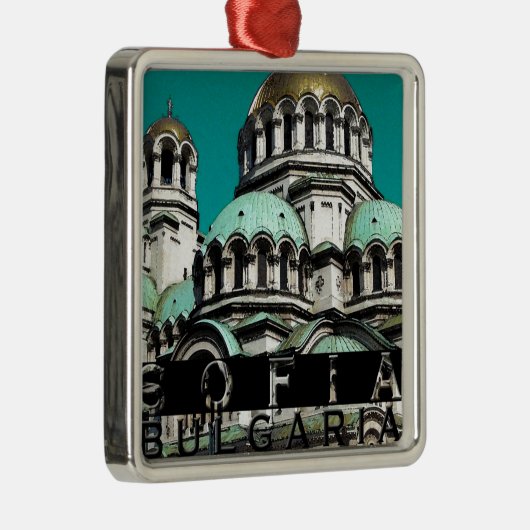 ソフィアブルガリアの記念品 メタルオーナメント (右)