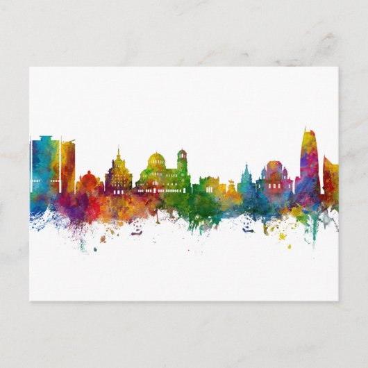 ソフィアブルガリアスカイライン ポストカード (正面)