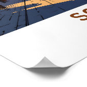 ソフィアブルガリアトラベルプリント ポスター (角)