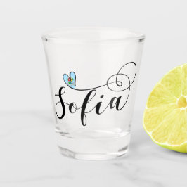 ソフィア国旗、Iハート・ソフィア、ブルガリア ショットグラス