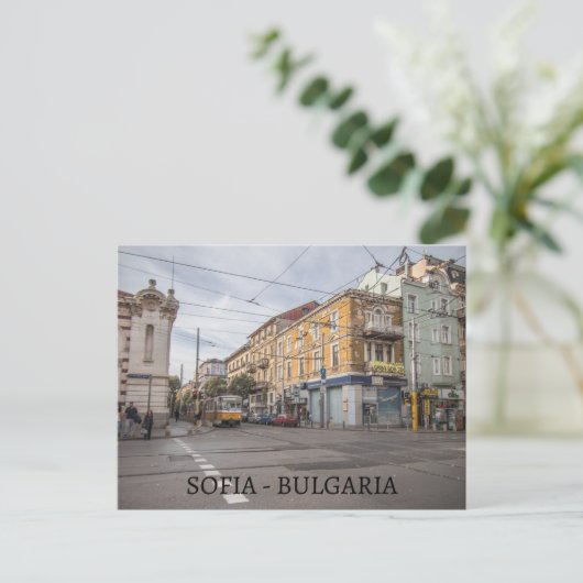 ソフィア市内表示はがき ポストカード (スタンド正面)