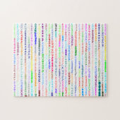 ソフィア文字デザインIIパズル ジグソーパズル (横)