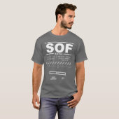 ソフィア空港SOF Tシャツ (正面フル)