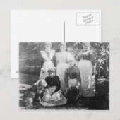 ソフィア・ファレルとメイド， 1899 ポストカード (正面/裏面)