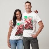 ソフィア,ブルガリア,アレクサンダー・ネフスキー大聖堂,赤 Tシャツ (ユニセックス)