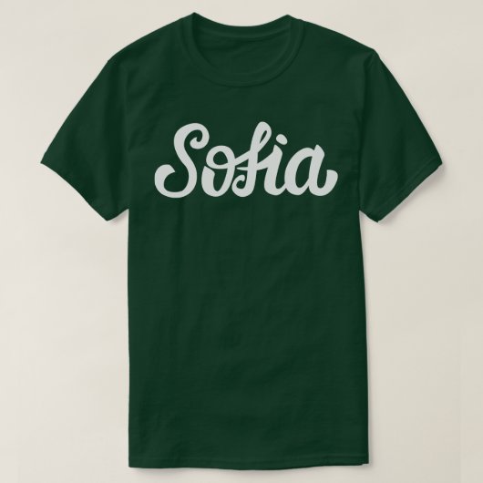 ソフィア 私の名前はソフィア Tシャツ (デザイン正面)