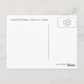 ソフィテルザパレスオールドタウン、ドバイ ポストカード (裏面)