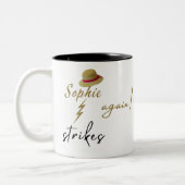 ソフィーがハウルの動く城のマグカップを再び攻撃 ツートーンマグカップ (左)