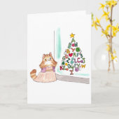 ソフィーの木のグリーティングカード カード (黄色い花)