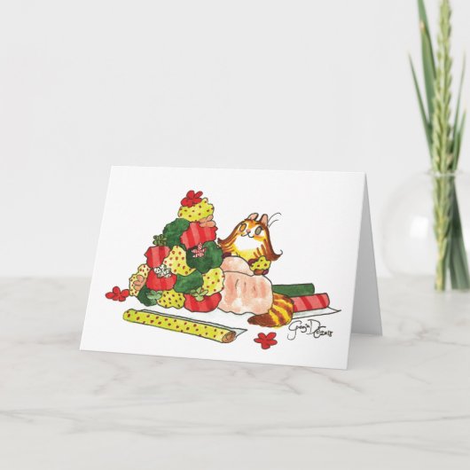 ソフィーの2018年クリスマスインスタレーションカード カード (正面)