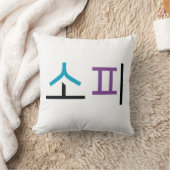 ソフィー名（韓国語） クッション (ブランケット)