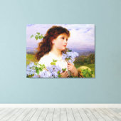 ソフィー・アンダーソンによるライラックの時間 キャンバスプリント (インサイチュ (ウッドフロア))