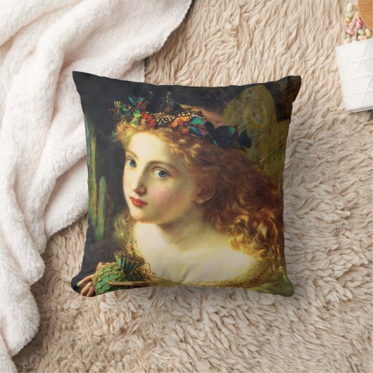 ソフィー·アンダーソンの妖精の枕 クッション (ブランケット)