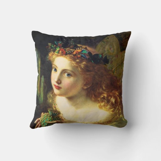 ソフィー·アンダーソンの妖精の枕 クッション (裏面)