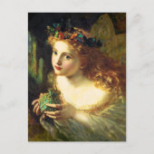 ソフィー・アンダーソン妖精はがき ポストカード (正面)