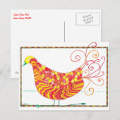 ソフィー・オペラの鳥はがき ポストカード (正面/裏面)