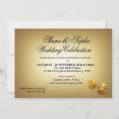 ソフィー カジノスタイルのウェディング ネームをチップに記入依頼 招待状 (裏面)