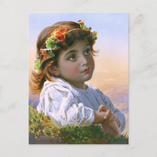 ソフィー・ジャンブレ・アンダーソン: 夢見るデイジー ポストカード (正面)