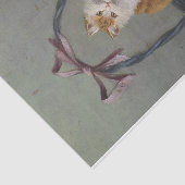 ソフィー・スペリヒのバスケットに入った猫 薄葉紙 (詳細)