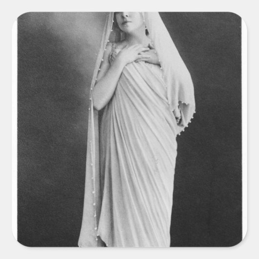 ソフォクレスによる「アンティゴーン」のジュリア・バルテット スクエアシール (正面)