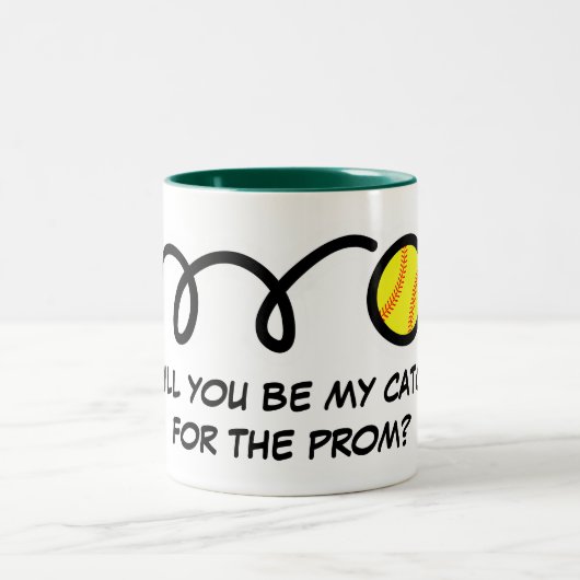 ソフカスタムトボールの提案またはホココーヒーマグの贈答品 ツートーンマグカップ (中央)