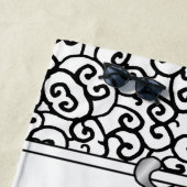 ソフグレイハウンド（子犬）怠惰な眠おもしろいり ビーチタオル (インサイチュ)