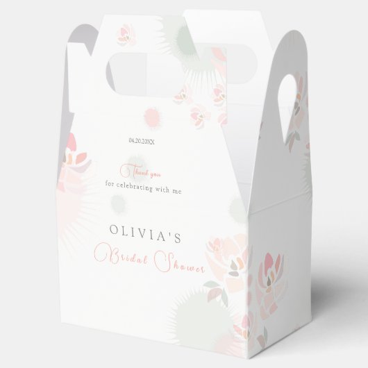 ソフティーティーバラブライダルシャワー フェイバーボックス (オープン)