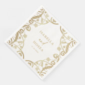 ソフトかわいらし金ゴールドグリッターフローラレース結婚ズ (コーナー)