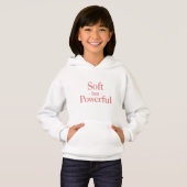 ソフトだけど力強い - フェミニンな美意識Tシャツ (正面フル)