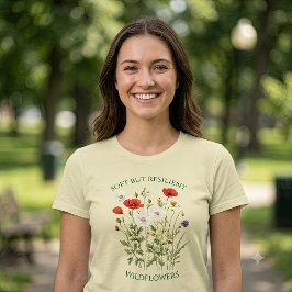 ソフトでもしなやかさを持つ野の花　フローラルギア　ヴィンテージ Tシャツ