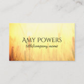 ソフトでドリームタイプの自然名刺の両面 名刺 (正面)