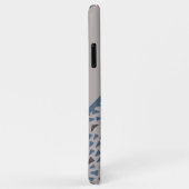 ソフトでミュートされたカラーパターンを持つ「Say Cheese」オーガニック Case-Mate iPhoneケース (裏面/右)