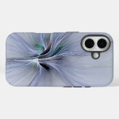 ソフトで上品なモダンフラワーのスマホケース Case-Mate iPhoneケース (裏面 (横))
