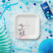 ソフトとエレガントゴールデンクロス紙プレート ペーパープレート (パーティー)