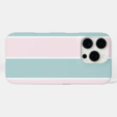 ソフトなカラーの縦ストライプ柄デザイン Case-Mate iPhoneケース (裏面 (横))