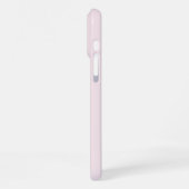 ソフトなカラーの縦ストライプ柄デザイン iPhoneケース (左側面)